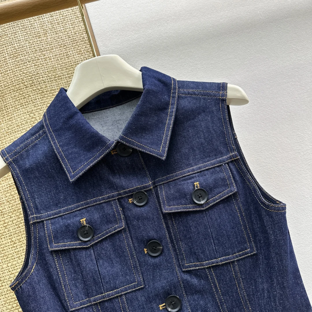 Uncategorized Dresses Denim Cotton S-M-L B95202608042365 - Image 4