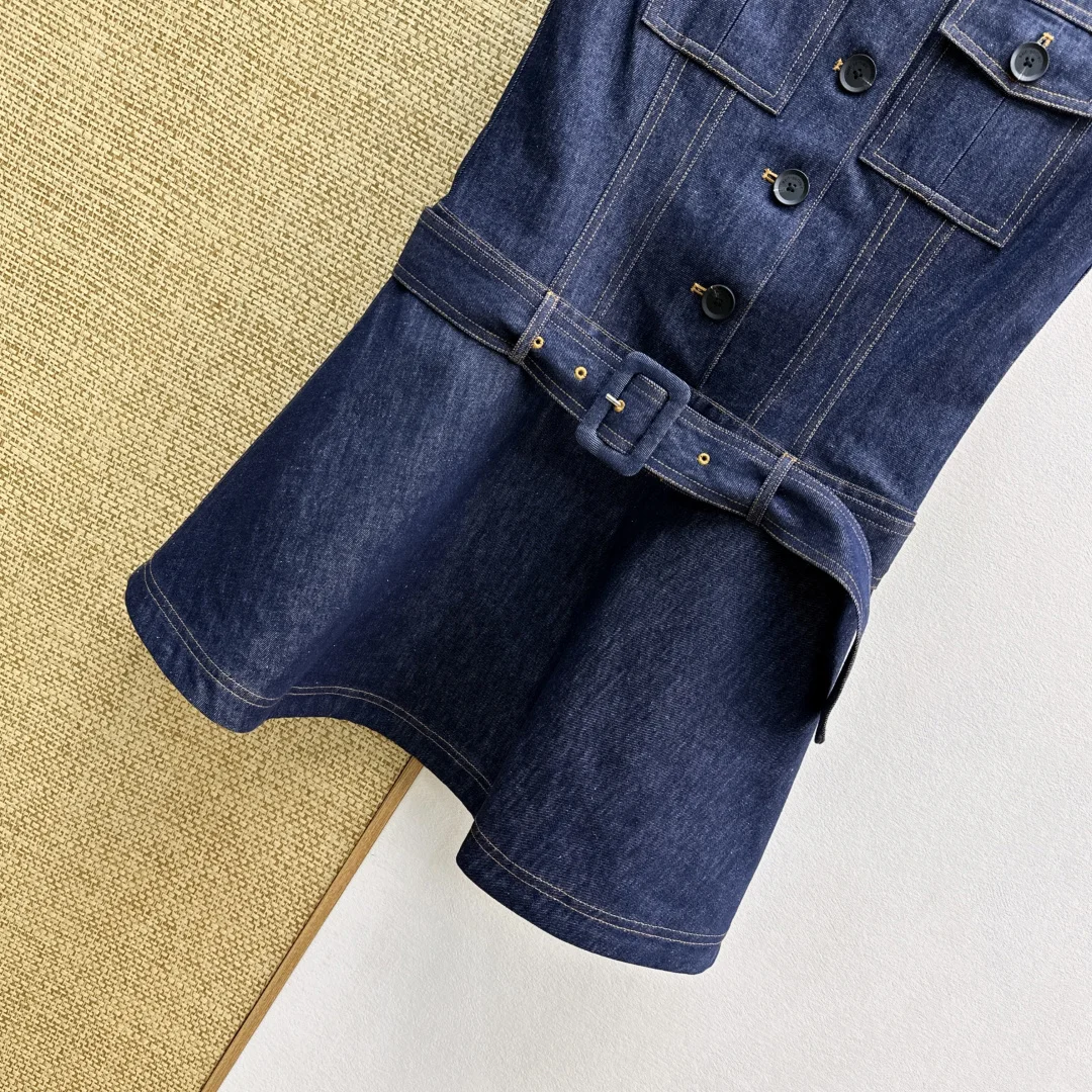 Uncategorized Dresses Denim Cotton S-M-L B95202608042365 - Image 5