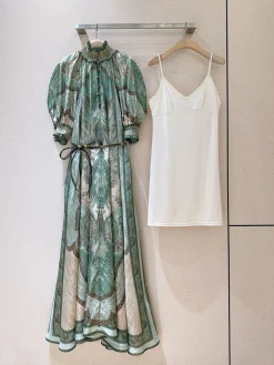 Uncategorized Dresses Silk S M L XL F40202608041267