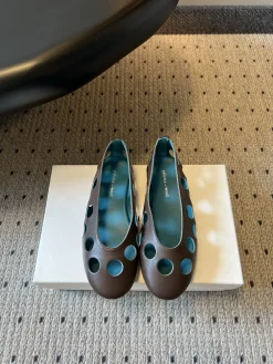 Uncategorized Flats Calfskin Leather EU35-42 B80202608032721