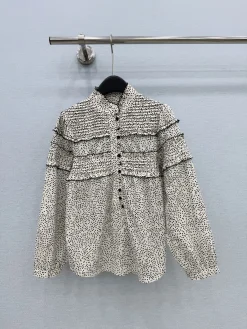Uncategorized Shirts Lace Embroidery S-M-L B80202608042093