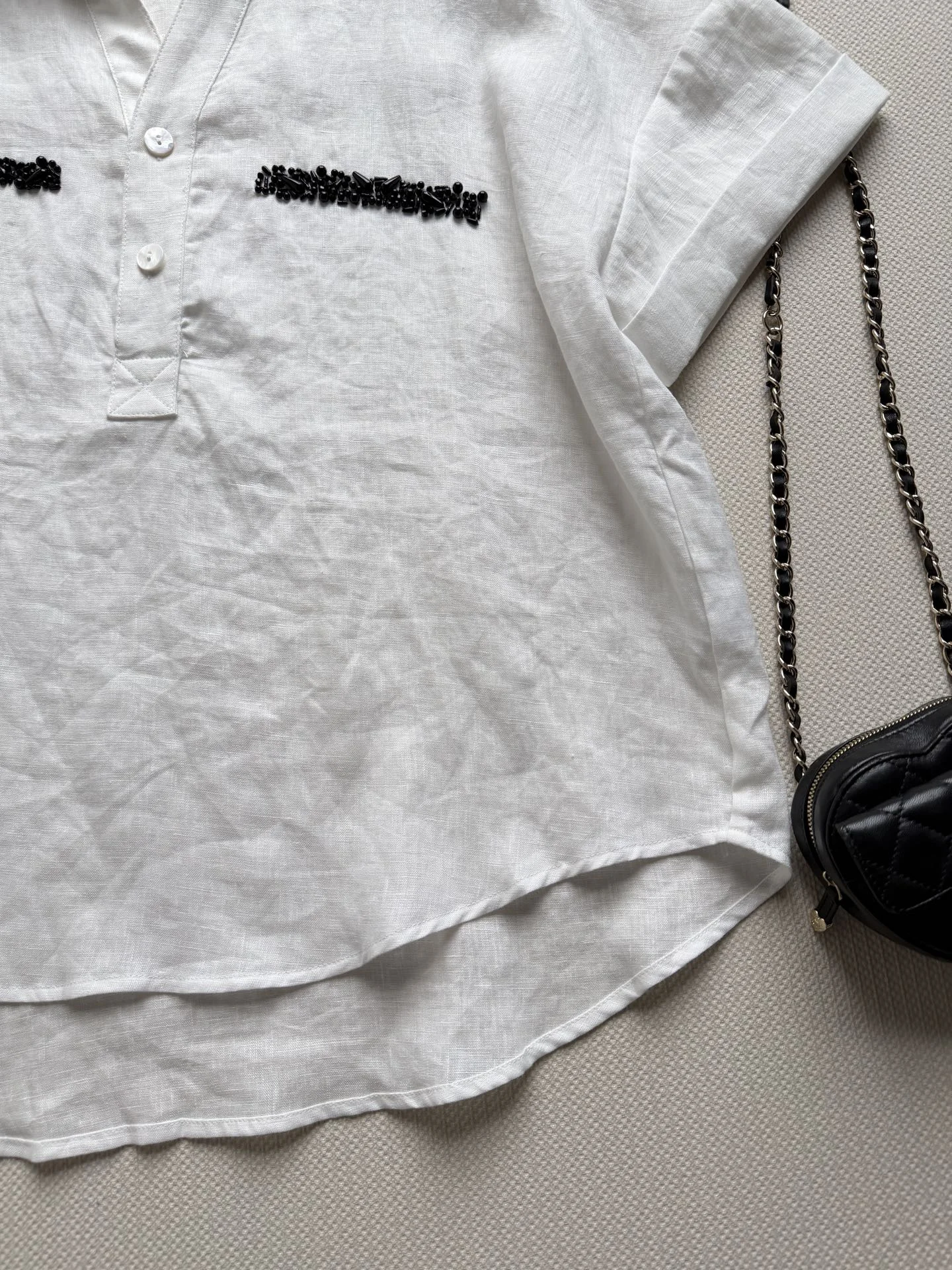 Uncategorized Shirts Linen S-L B75202608042498 - Image 5