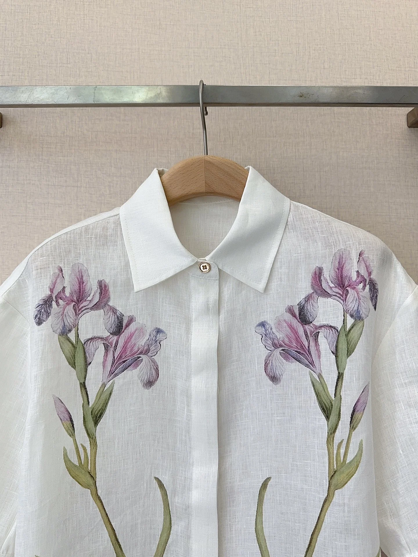 Uncategorized Shirts Linen S-XL B60202608040445 - Image 2