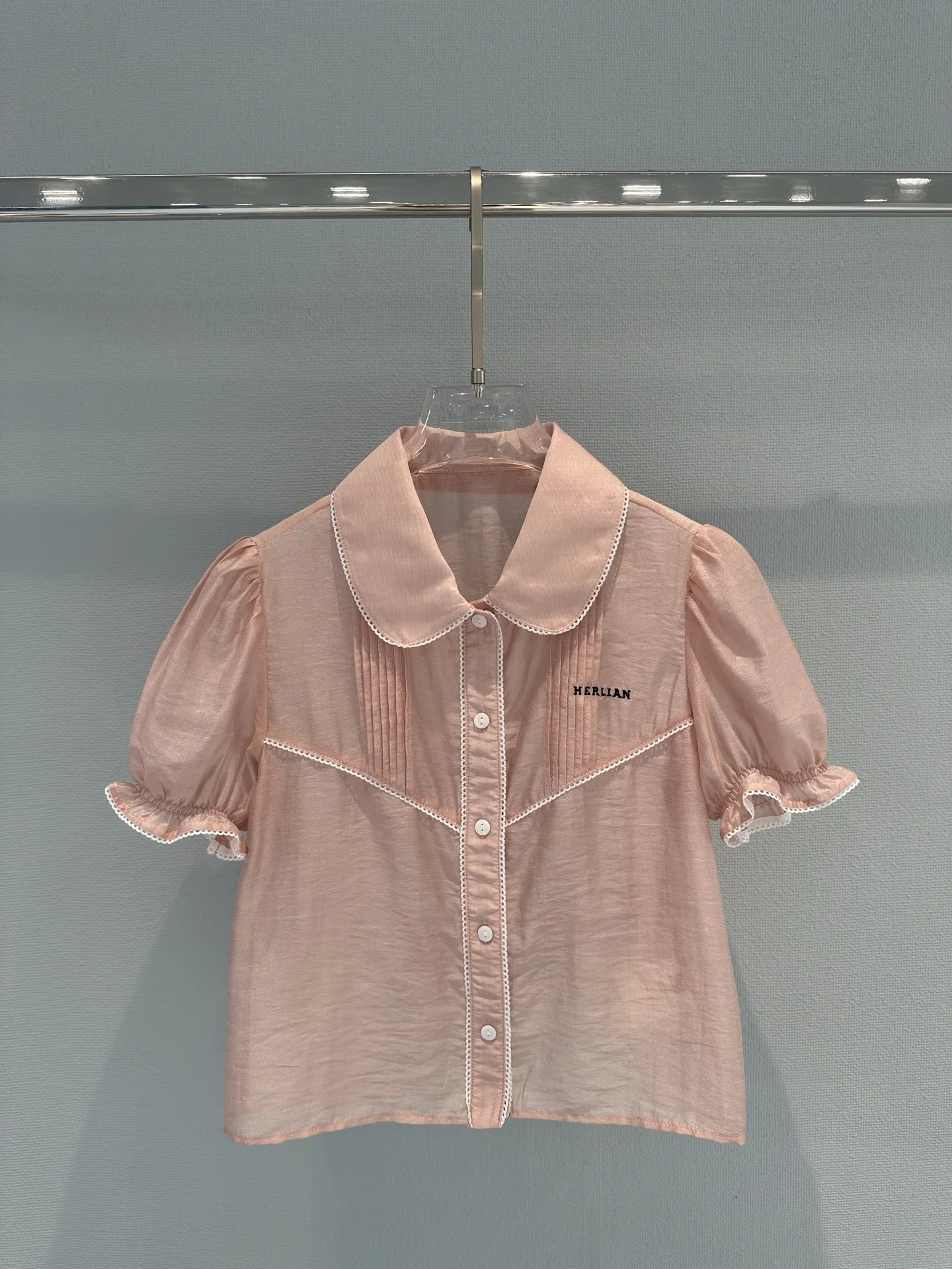 Uncategorized Shirts Pearlized Fabric S-L A90202608040849 - Image 3