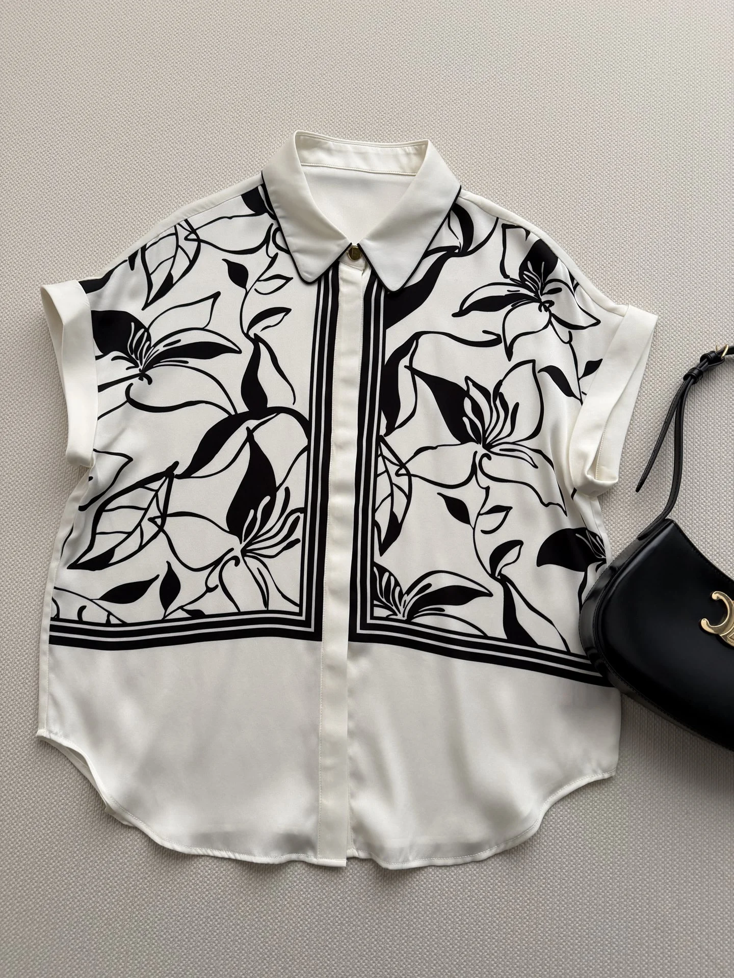 Uncategorized Shirts Silk S M L C55202608042534 - Image 3