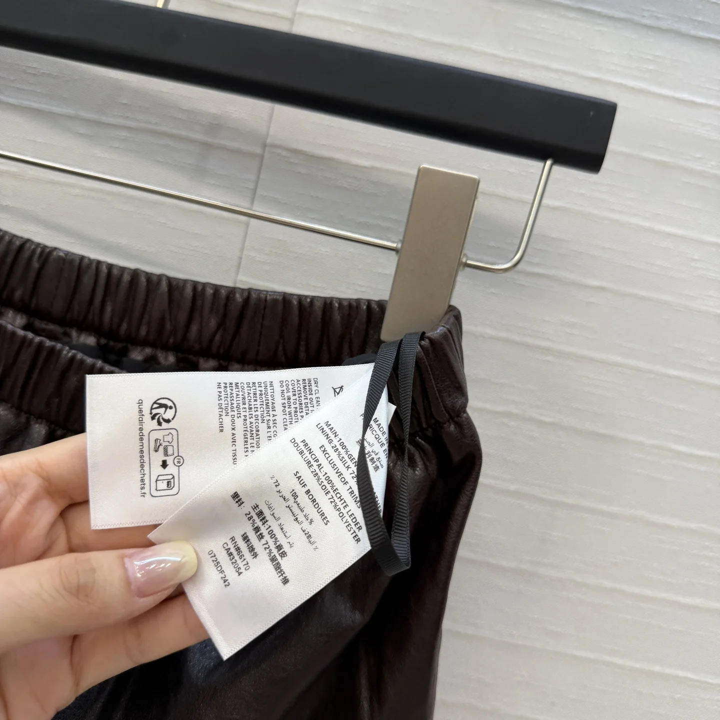 Uncategorized Skirts Lamb Leather M F30202608041680 - Image 5