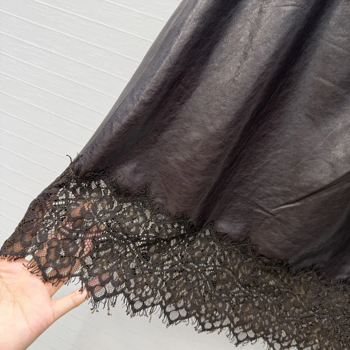 Uncategorized Skirts Lamb Leather M F30202608041680 - Image 7