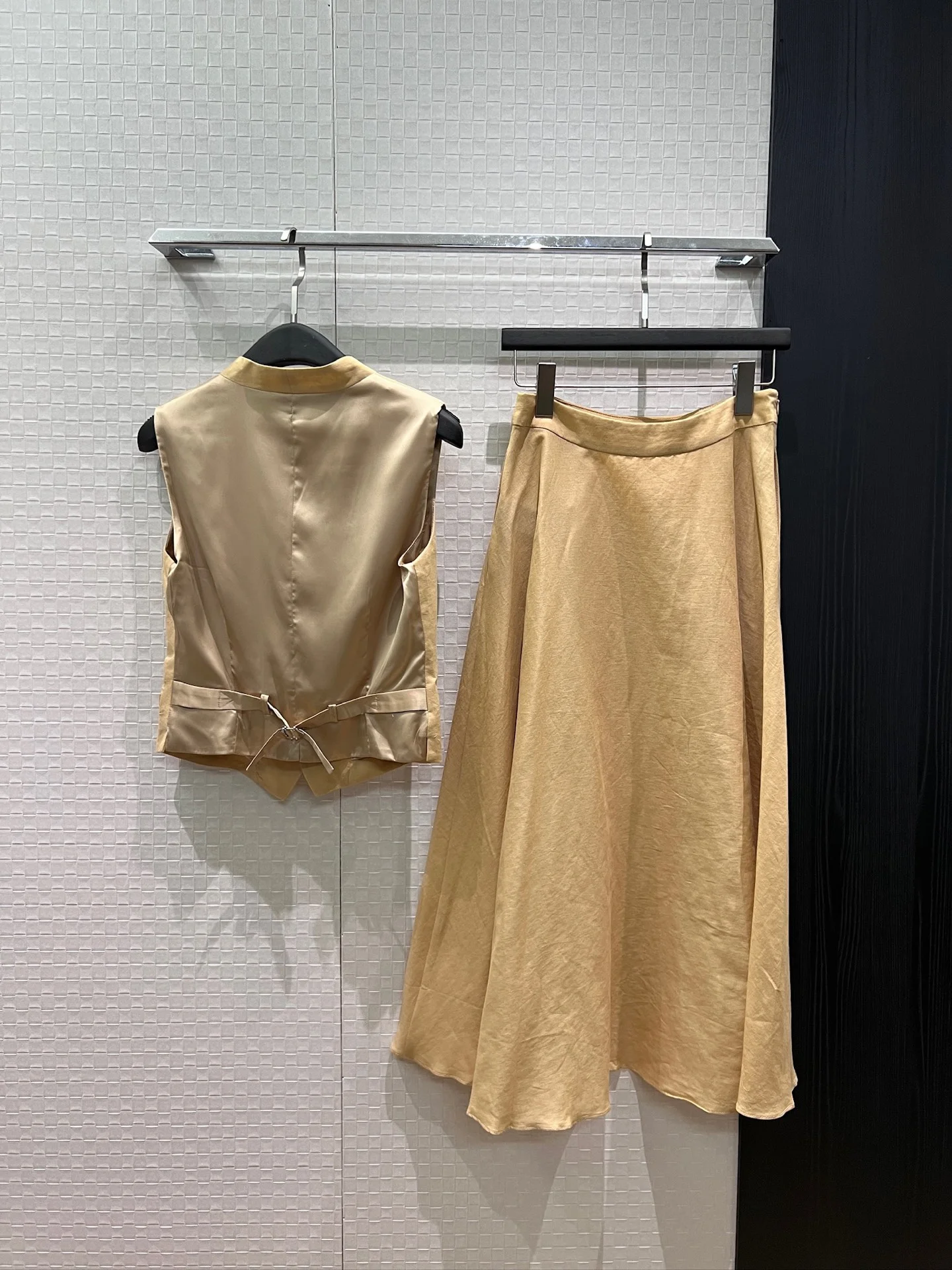 Uncategorized Skirts Linen & Satin S-M-L B90202608042396 - Image 7