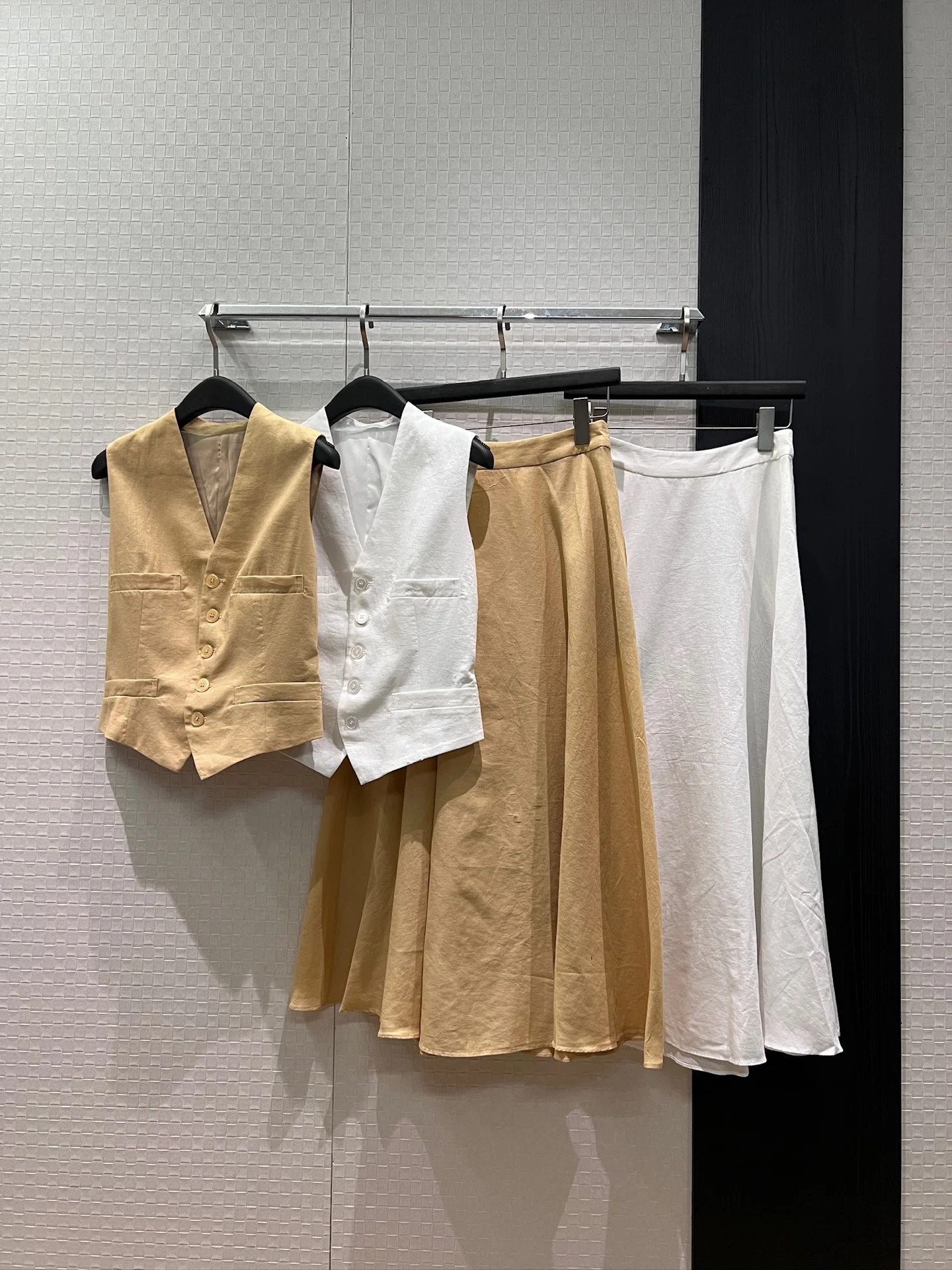 Uncategorized Skirts Linen & Satin S-M-L B90202608042396 - Image 9