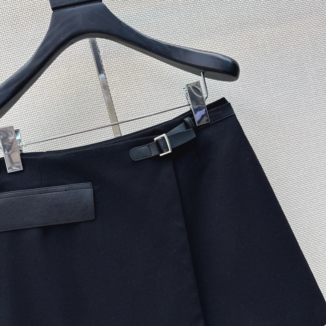 Uncategorized Skirts Twill Leather S M L B15202608041323 - Image 4