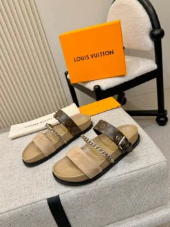 Uncategorized Slides Monogram Canvas & Lambskin EU35-41 B60202608031577
