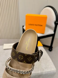 Alternative view of Uncategorized Slides Monogram Canvas & Lambskin EU35-41 B60202608031577