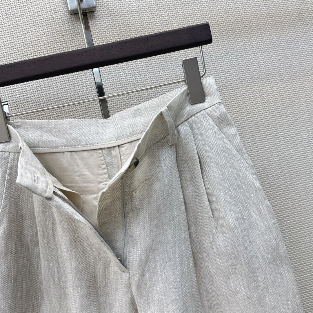 Uncategorized Suits Herringbone Linen S M L D15202608041909 - Image 7