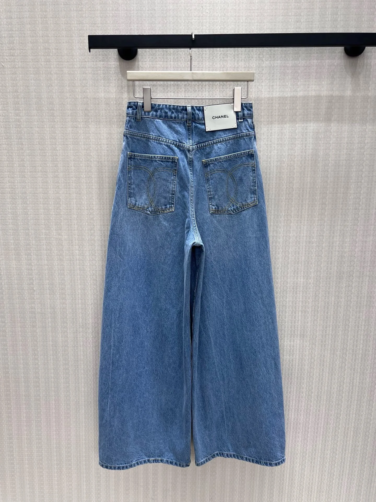Uncategorized Trousers Washed Denim 36-40 C35202608042836 - Image 2
