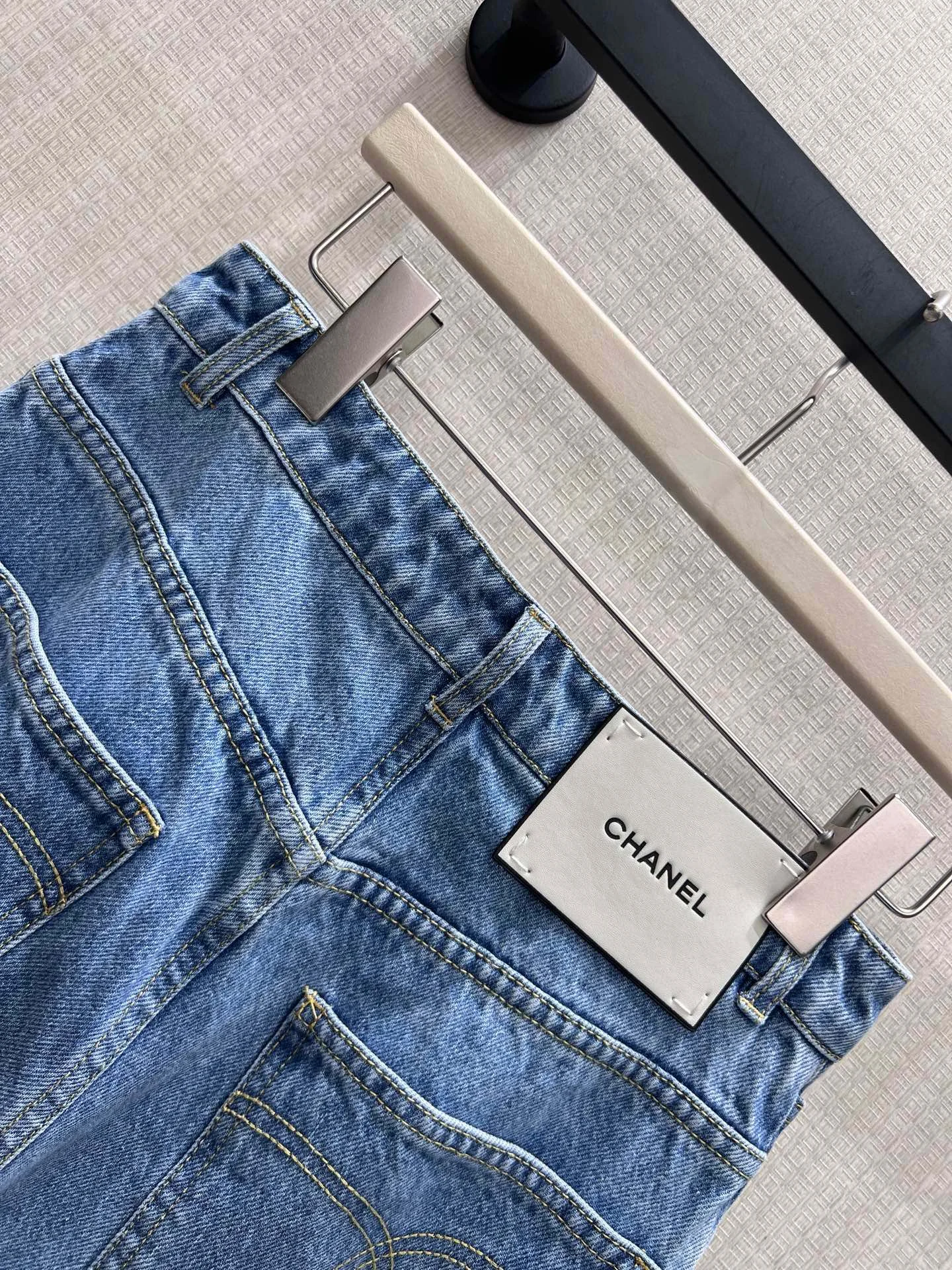 Uncategorized Trousers Washed Denim 36-40 C35202608042836 - Image 4