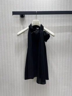 Uncategorized Vests Pleated Fabric S-L B35202608040781