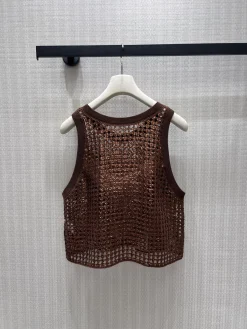 Alternative view of Uncategorized Vests Sequined Knit S-M-L C65202608040770