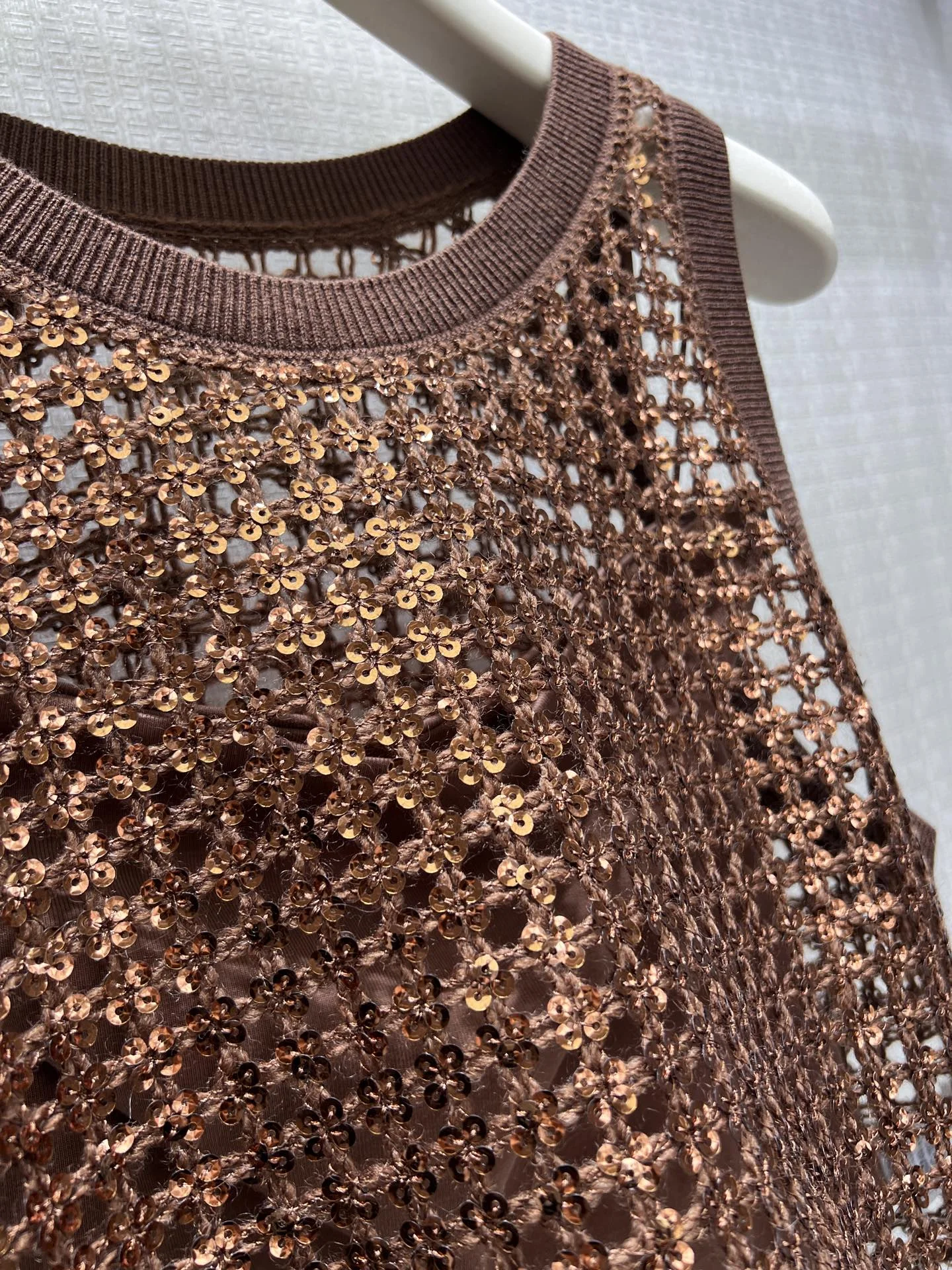 Uncategorized Vests Sequined Knit S-M-L C65202608040770 - Image 5