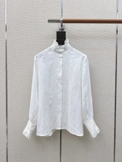 VALENTINO Shirts Linen S M L B95202608041317