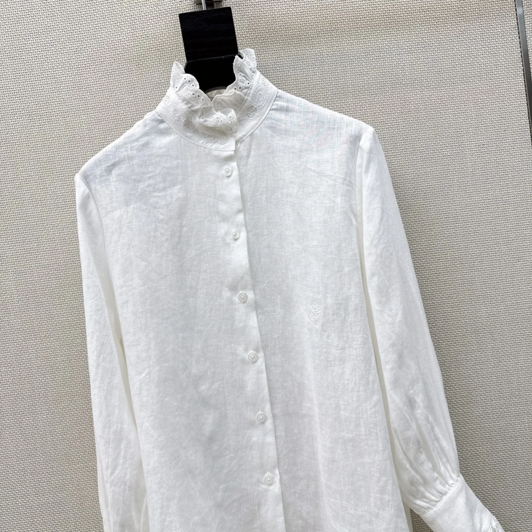 VALENTINO Shirts Linen S M L B95202608041317 - Image 2