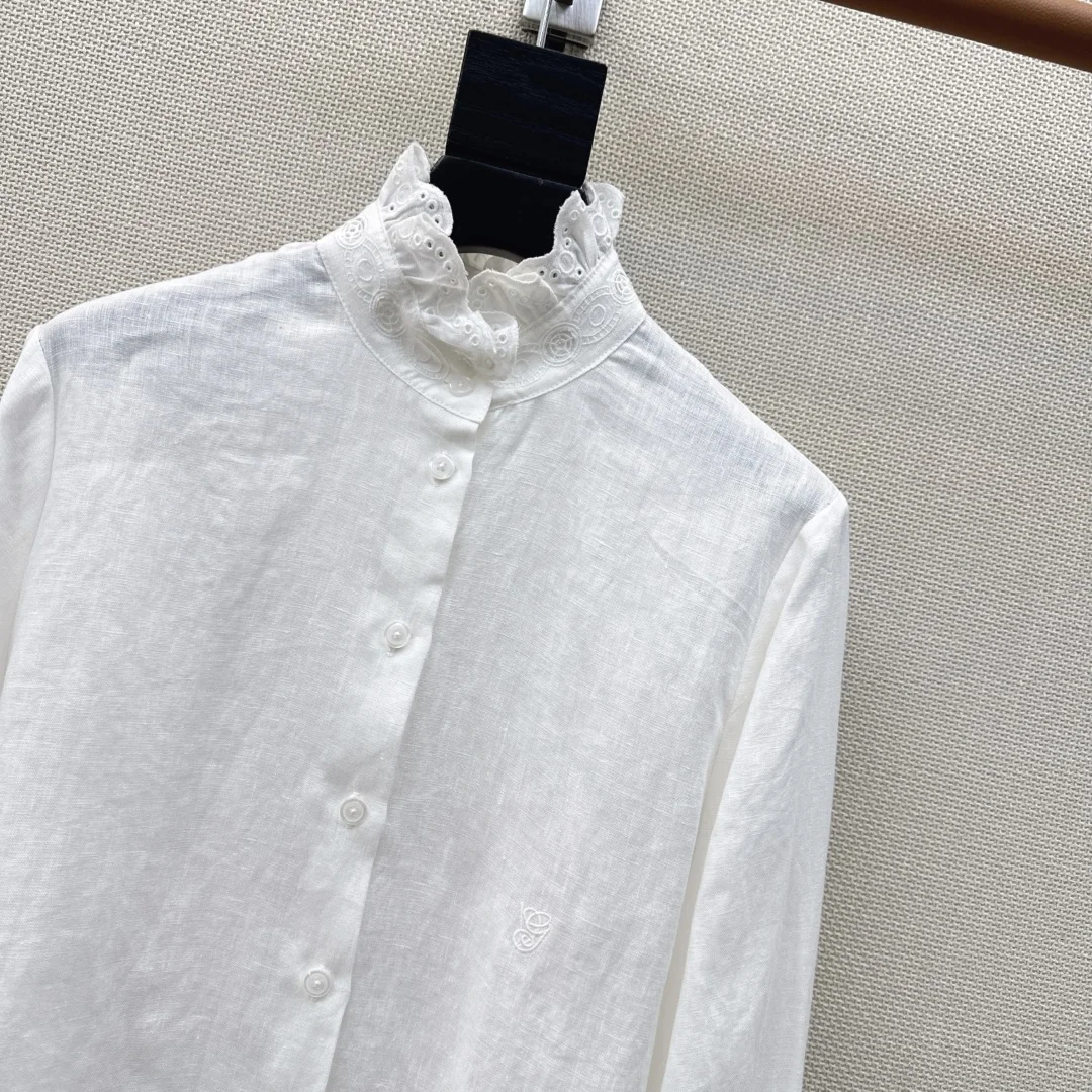 VALENTINO Shirts Linen S M L B95202608041317 - Image 3