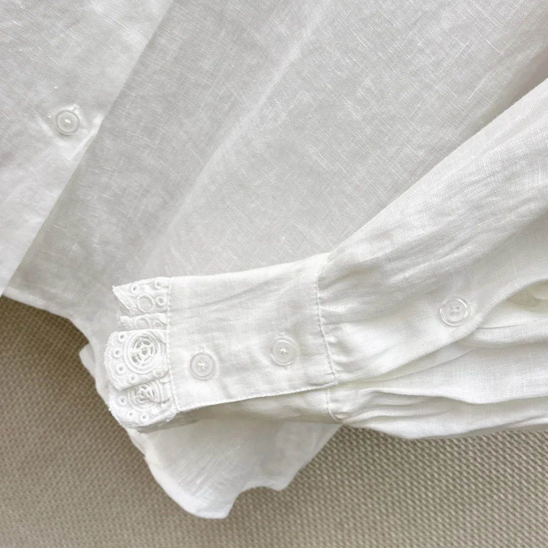 VALENTINO Shirts Linen S M L B95202608041317 - Image 7