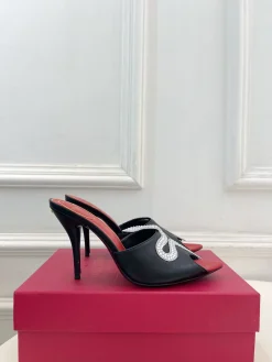 Alternative view of VALENTINO Slides Leather & Mesh EU35-39 B90202608032699