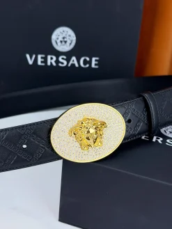 Alternative view of VERSACE Belts Calfskin Leather B60202608050084