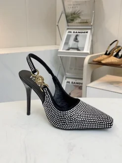 VERSACE Heels Suede Crystal EU35-42 B00202608031283