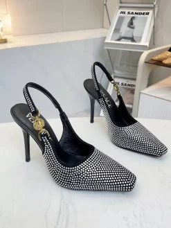Alternative view of VERSACE Heels Suede Crystal EU35-42 B00202608031283