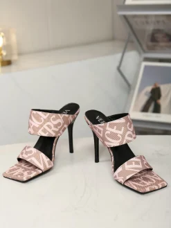 Alternative view of VERSACE Mules Canvas & Lambskin EU35-42 B00202608031287