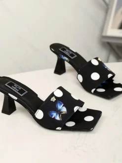 Alternative view of VERSACE Mules Canvas & Sheepskin EU35-42 B00202608031660