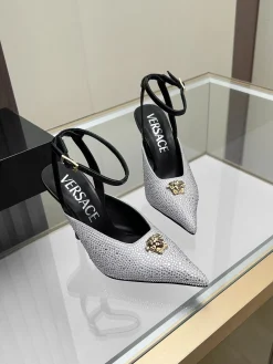 Alternative view of VERSACE Mules Suede Crystal EU35-42 B00202608031286