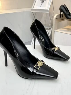 VERSACE Pumps Patent Calf Leather EU35-42 A90202608031273