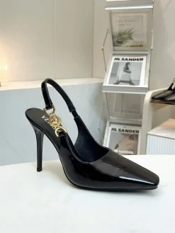 VERSACE Sandals Patent Calf Leather EU35-42 A90202608031281