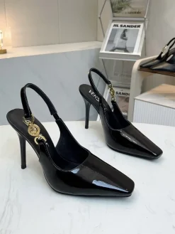 Alternative view of VERSACE Sandals Patent Calf Leather EU35-42 A90202608031281