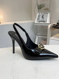 VERSACE Sandals Patent Leather & Sheepskin EU35-42 A90202608031279