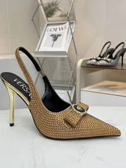VERSACE Sandals Suede & Crystal EU35-42 B00202608031284