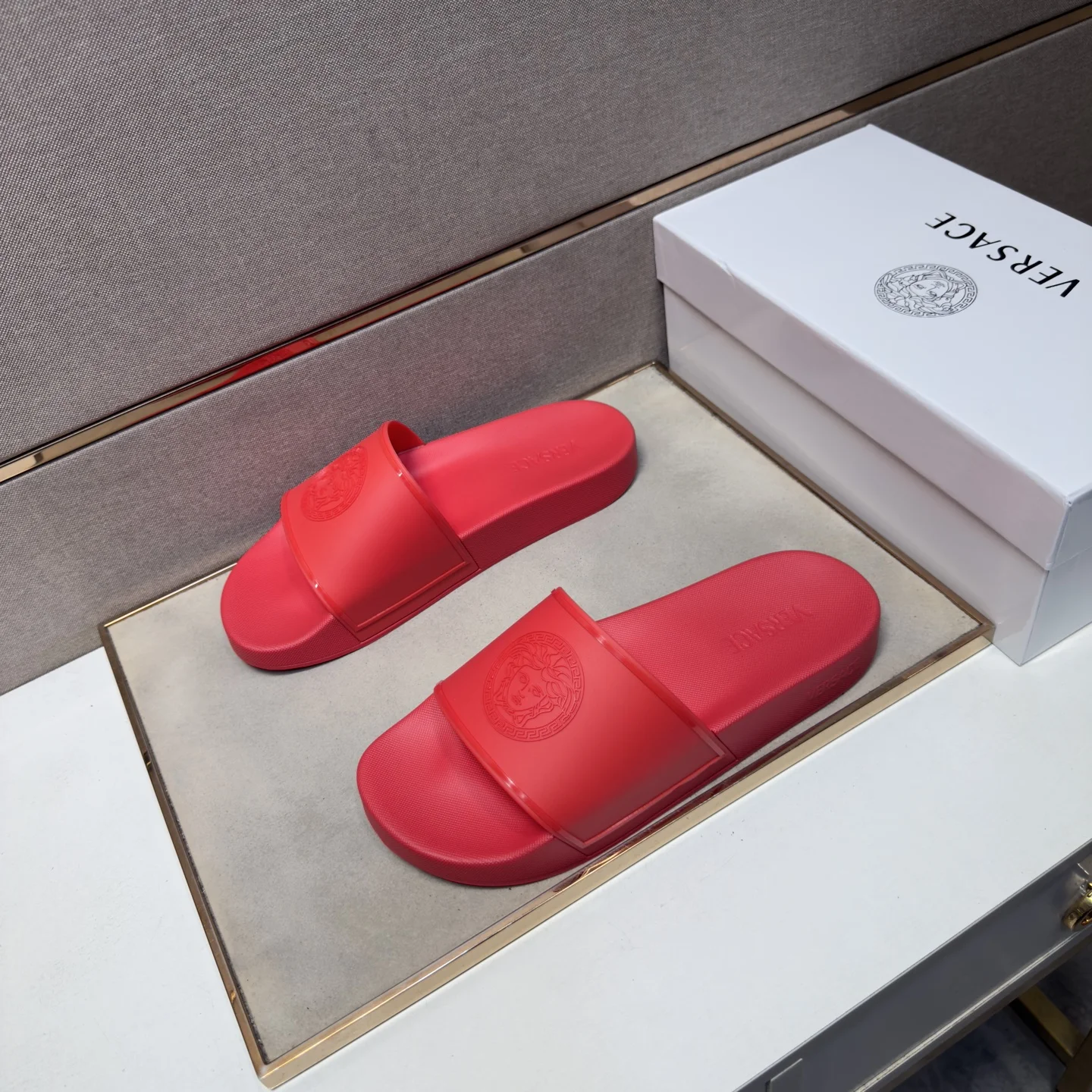 VERSACE Slides Mixed Materials EU38-46 A10202608030497 - Image 2