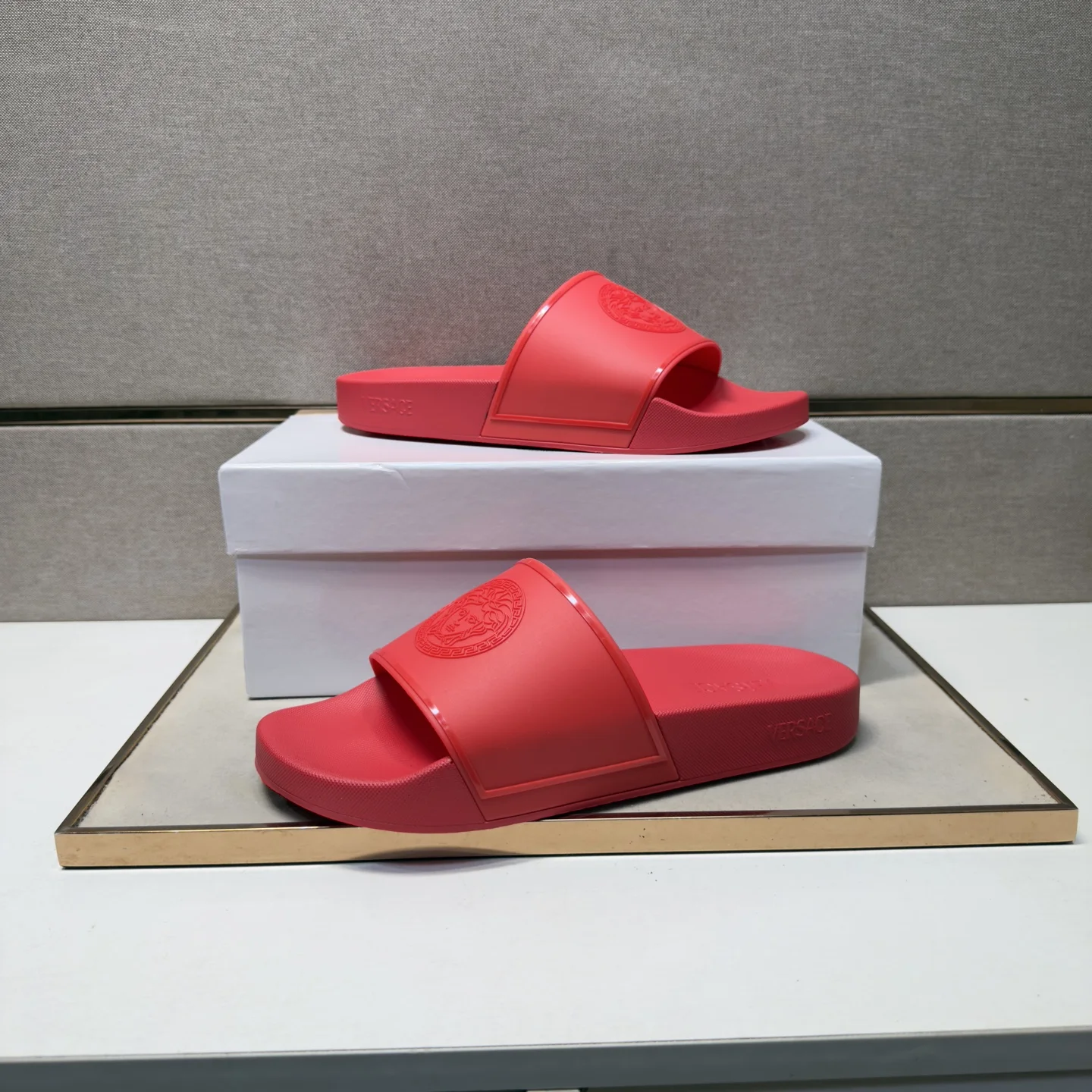 VERSACE Slides Mixed Materials EU38-46 A10202608030497 - Image 5