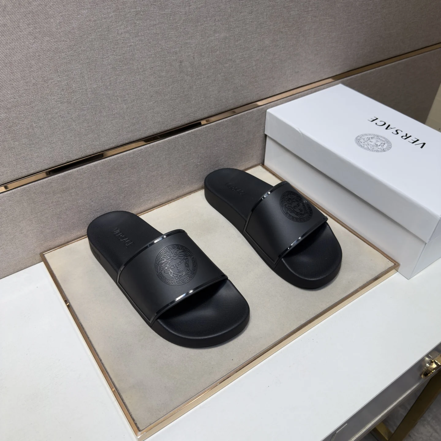 VERSACE Slides Mixed Materials EU38-46 A10202608030500