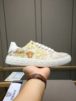 VERSACE Sneakers Fabric & Lambskin EU38-44 A90202608030387