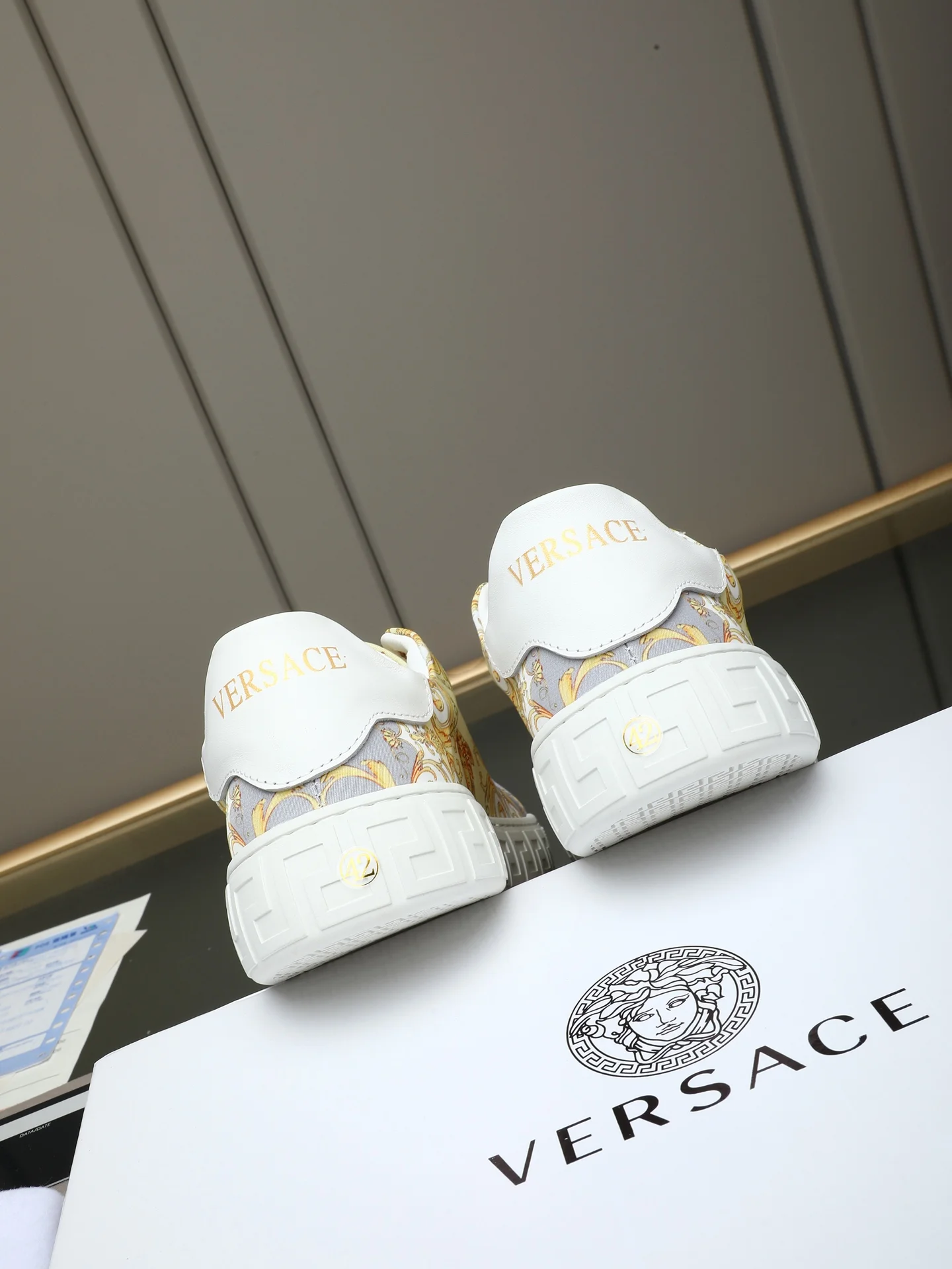 VERSACE Sneakers Fabric & Lambskin EU38-44 A90202608030387 - Image 5