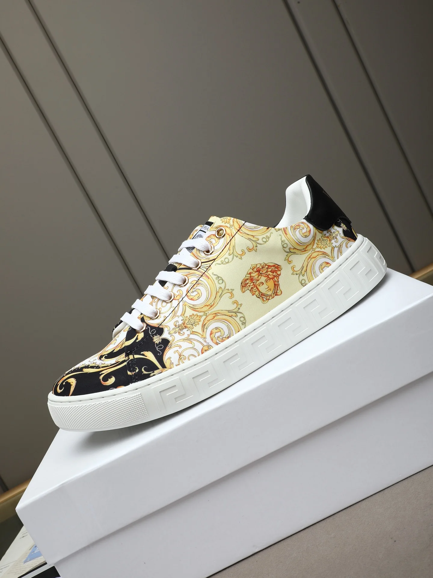 VERSACE Sneakers Fabric & Leather EU38-44 A90202608030386 - Image 6
