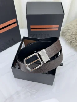 ZEGNA Belts Cow Leather 3.5cm Width A70202608050629