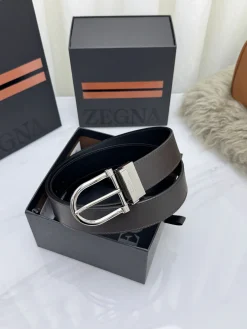 ZEGNA Belts Leather 3.5cm Width A70202608050656