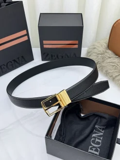 Alternative view of ZEGNA Belts Top Layer Leather 3.5cm Width A70202608050694