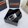 ZEGNA Belts Top-grain Leather 3.5cm Width A70202608050695