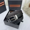 ZEGNA Belts Top-grain Leather 3.5cm Width A70202608050696