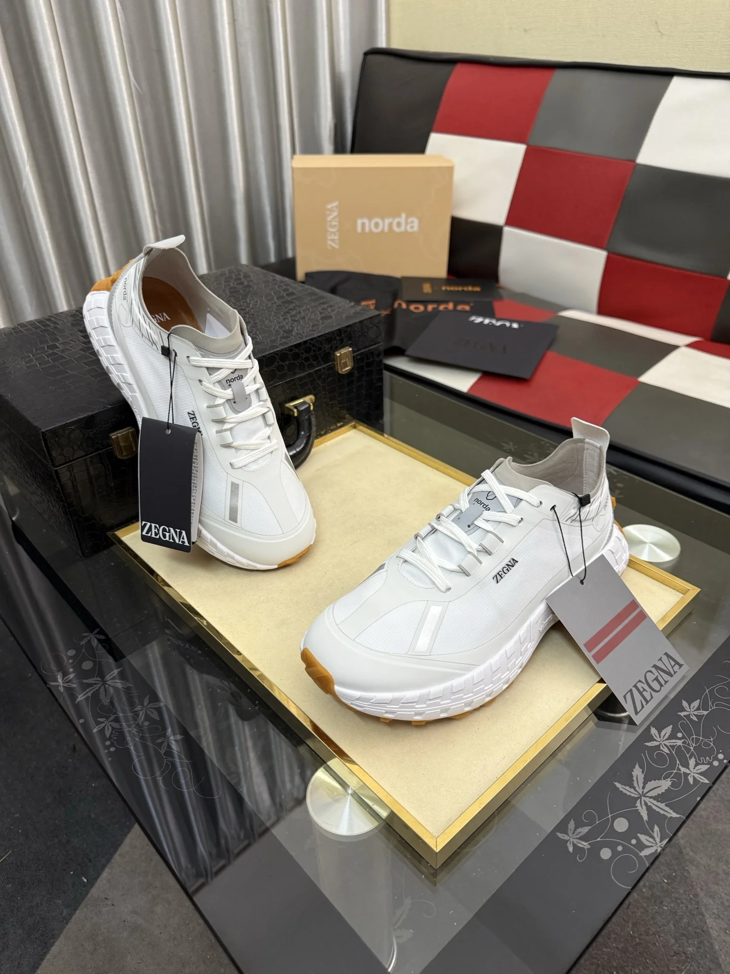 ZEGNA Sneakers Mesh EU39-46 C30202608030138 - Image 3